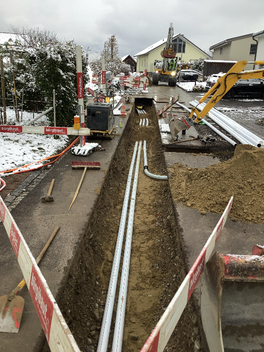 Werkleitungen Blumenstrasse