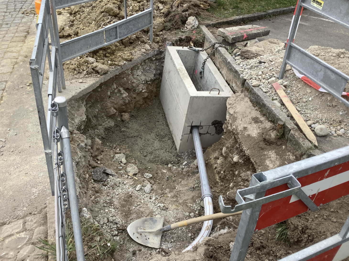 Werkleitungen Messstellen